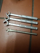 Old Vintage Pipe Spanners Made In USA Qty 4 Barn Find