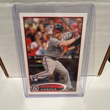 Topps Bryce Harper Washington Nationals #661 Rookie 2012 Topps Baseball Card. rookie card picture