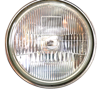 Stanley HM-34M-S 12V halogen motorcycle headlight 60/55W Chrome