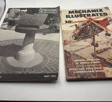 Scientific Monthly & Mechanix Illustrated Magazine 1954 The Atom My Fortune Wind