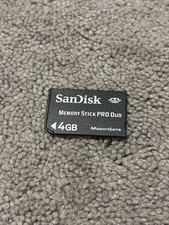 Sandisk 4Gb Memory Stick Pro Duo Magic Gate Memory card - Black