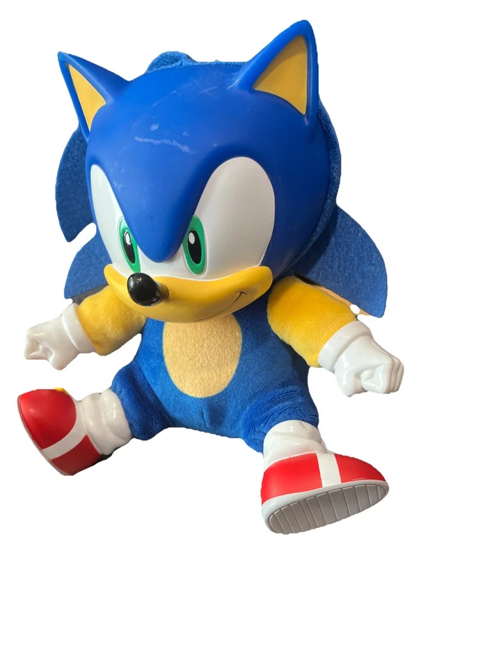 2021 Kidrobot Roto Phunny Sonic The Hedgehog Plush Figure Hard Face Feet & Hands - Image 2 of 4