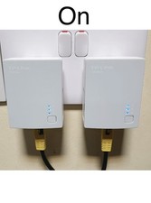 2 x TP-Link TL-PA4010 AV500 Powerline Adapter Homeplugs (Ethernet)