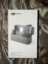 DJI Mic 2 2 TX 1 RX Charging Case Wireless Microphone for iPhone,Android,Camera