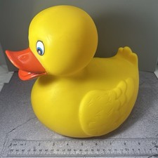 Vintage Jumbo Rubber Duck Schylling 2005 9" Large Collectable Retro Bath Toy