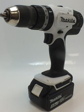 MAKITA DHP453 Cordless Combi Drill With 5.0Ah Battery - White