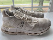 Women's Sz 10 On Cloudnova Undyed White Shoes Swiss Engineering
