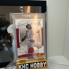 Albert Pujols 2020 Panini National Treasures 6/10 Game Used Jersey 