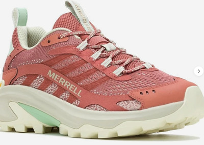 Merrell Womens Moab Speed 2 Hiking Shoes Breathable Lightweight Sedona Size 9.5