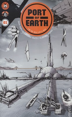 Port of Earth 1A Mutti VF/NM 9.0 2017 Stock Image
