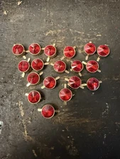 Harley Panhead Knucklehead Indian Saddlebag Seat MudFlap Trim Reflector LOT  23G