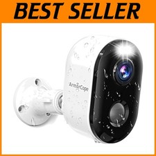 2k Wireless Security Camera with Color Night Vision