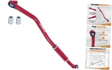 2-6" Front Track Bar for Dodge Ram 2500 3500 2003-2013, Adjustable Track Red