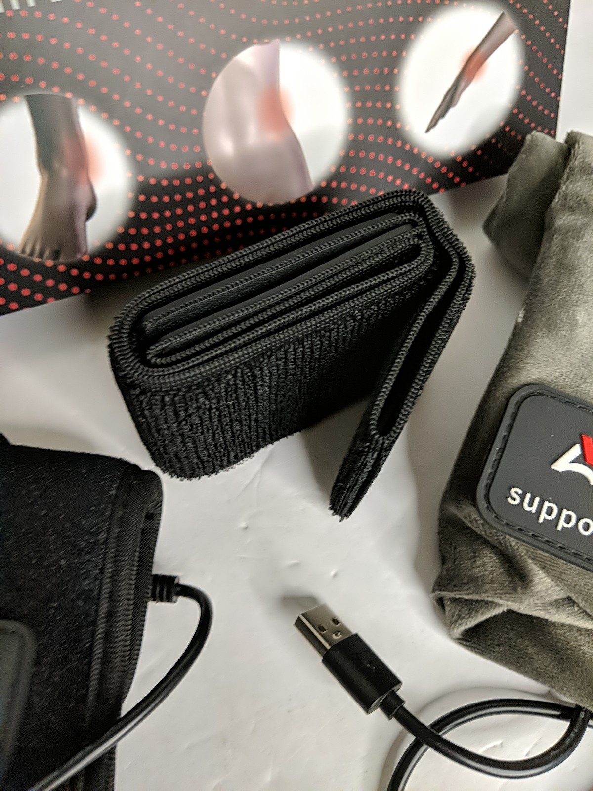 ALLOLO Red & Infrared Light Therapy Pad LED with Timer Remote Control OPEN BOX