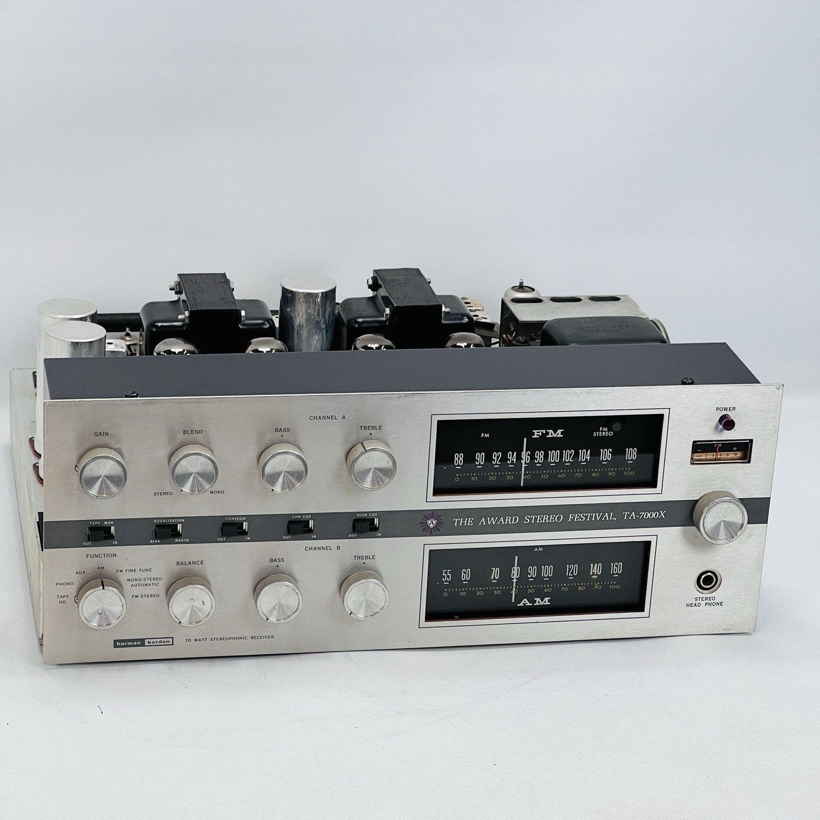 VTG RARE Harman Kardon TA-7000X Tube Stereo Receiver 70W – WORKS!
