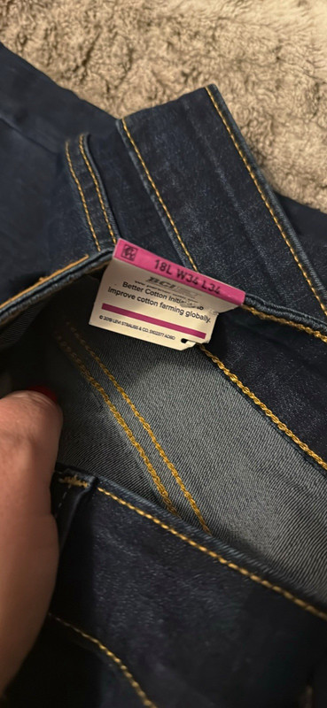 Denizen from Levi's Women's Mid Rise Bootcut Stretch Blue Denim 5-Pocket,18L