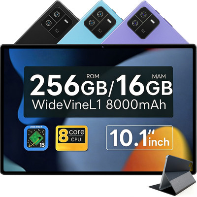 2026 10'' Tab Android 15 Tablet 16GB RAM+256GB ROM 8000mAh 5G WIFI 8-Core Google