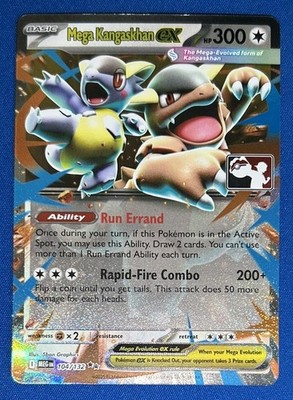 Pokemon Mega Kangaskhan ex 104/132 - Prize Pack Series 8 Stamped Double Rare