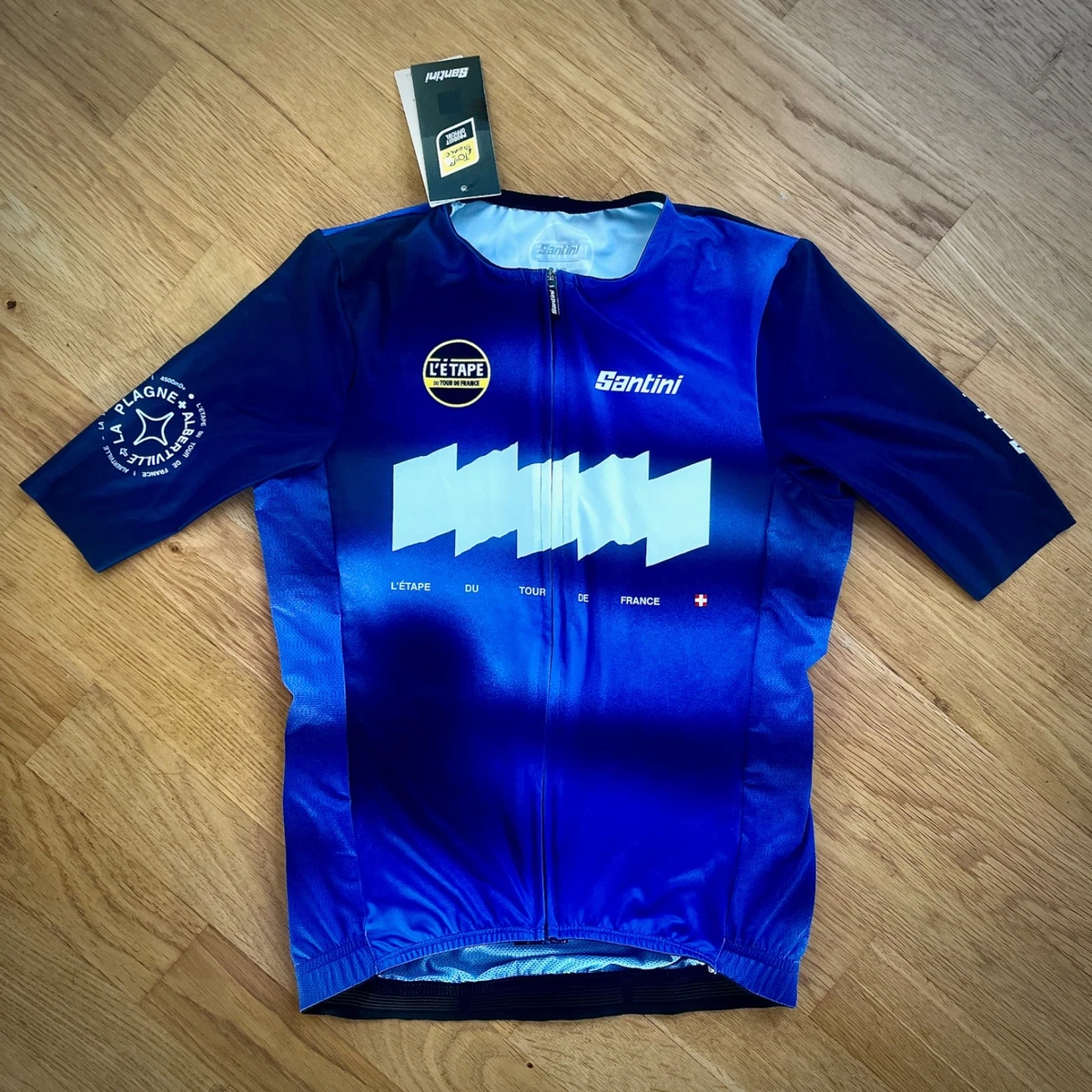 Maillot Cycliste Collector Tour De France Lejeune, Tricots Du Rocher, Taille L, France