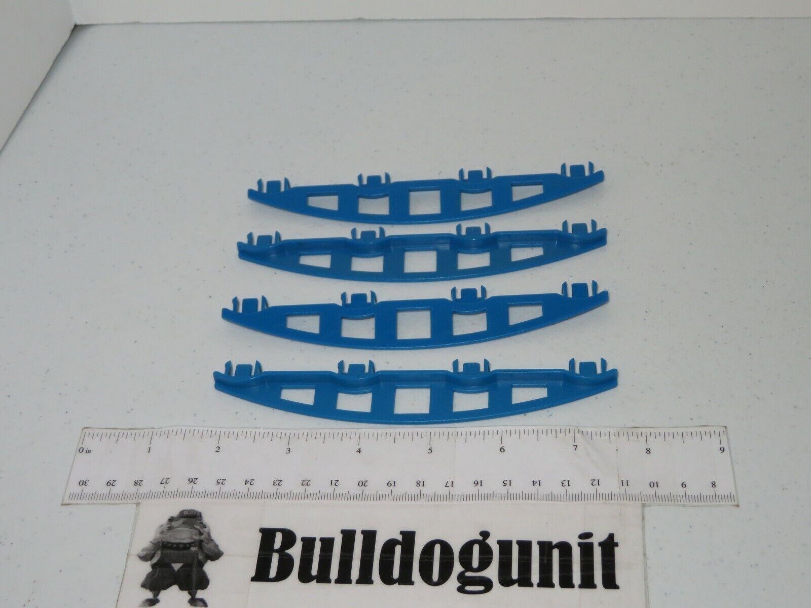 Rokenbok System Monorail Track 06310 Lot Blue 4 Support Pieces Parts Only
