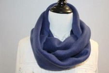 NEW Women's or Men's Fleece Infinity Navy Blue Scarf