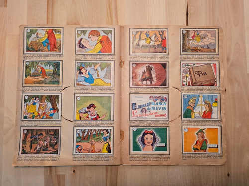 1947 ALBUM Buch Kuba Kubanisch Schneewittchen 7 Zwerge selten 200 Karten komplett - Bild 3 von 6