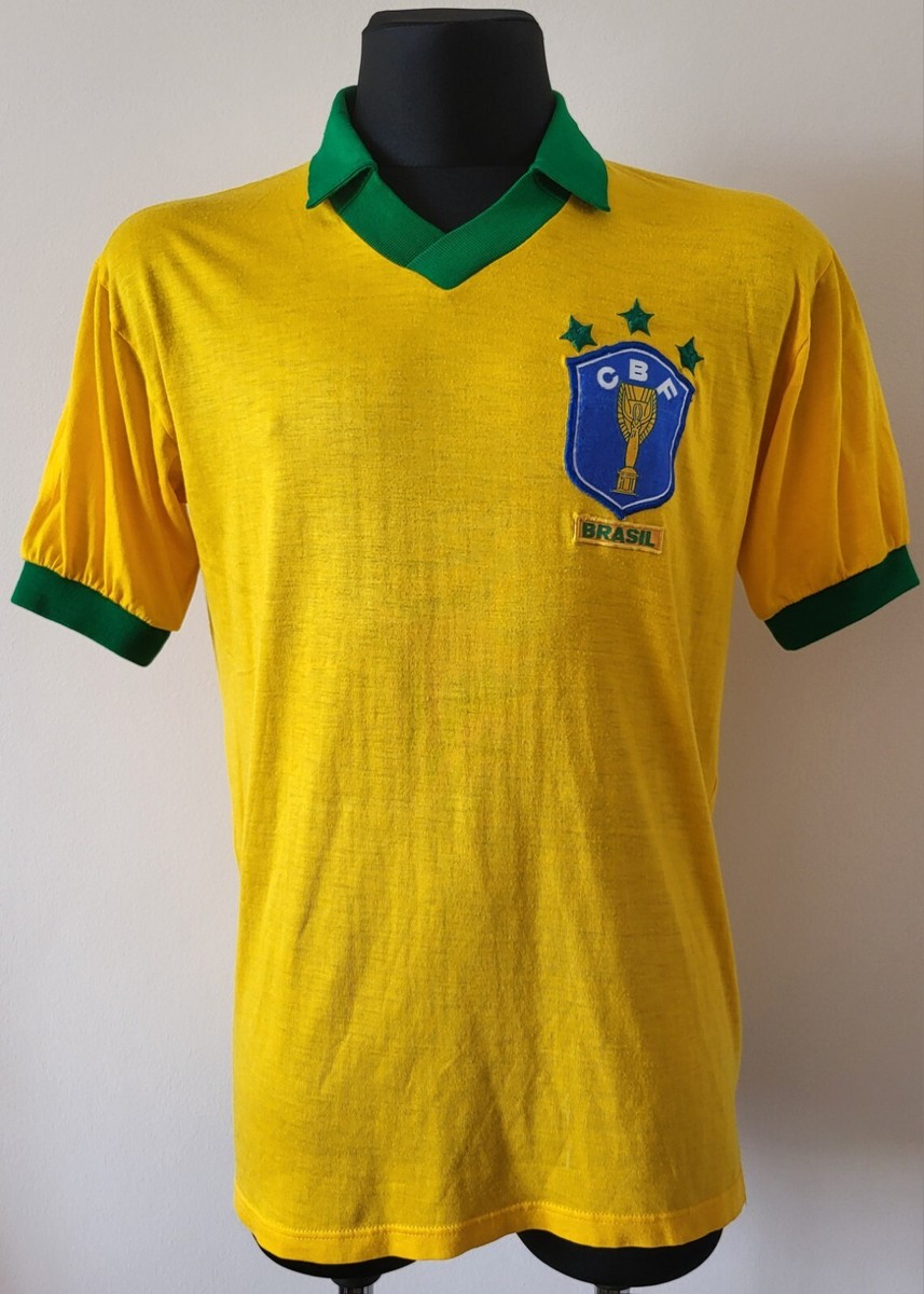 【激レア・美品】ブラジル代表 campea製 1986モデル ユニフォーム Brazil 1986-1989 Home football ultra rare Campea shirt size Large