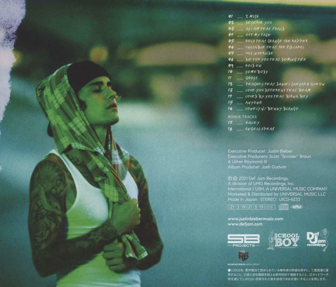 Justin Bieber 『Justice』CD セット Justin Bieber 『Justice』CD セット Justin Bieber - Justice