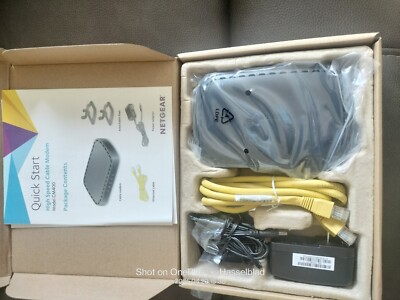 NETGEAR DOCSIS 3.0340Mbps Cable Modem CM400-1AZNAS With Get Started Guide New