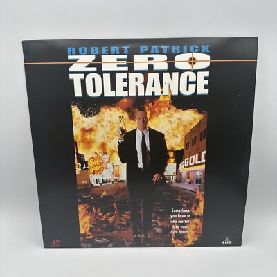 Zero Tolerance Laser Disc 1994  Robert Patrick 90s Action RARE cult Film