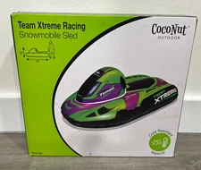 CocoNut Outdoor- 50” Inflatable Team Xtreme Racing Snowmobile Sled NIB