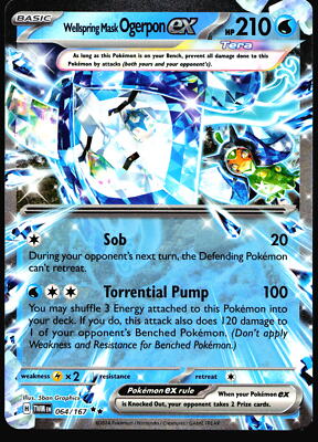 Wellspring Mask Ogerpon ex SV06: Twilight Masquerade 064/167