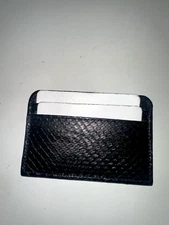Python Leather 5 Pocket Card Case Made in Mexico