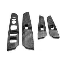 Für Kia Picanto 2017-2025 Fensterheber Schalter Rahmen Abdeckung Carbon Faser