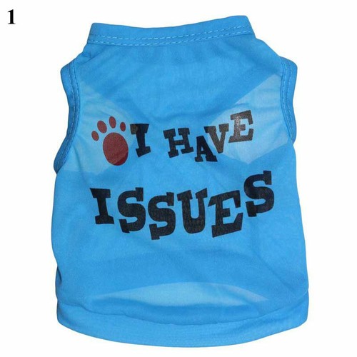 Sommerkleidung Für Kleine Hunde Katzen Welpen T-Shirt Kostüm Sportweste C8 - Bild 51 von 91