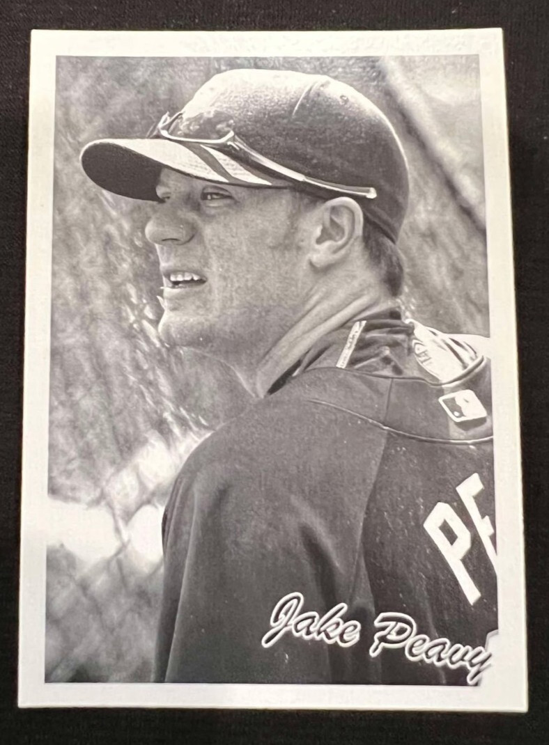 JAKE PEAVY San Diego Padres 2008 Upper Deck UD Goudey B/W SP #261 MLB Legend