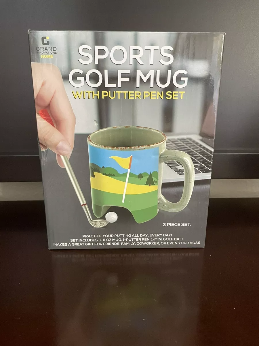 Grand innovations Home Sports Golf Mug With Putter Pen Set Novelty Sports