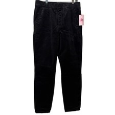 JUICY COUTURE Black Corduroy California Skinny Pull on pants NWT Size 12