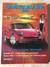 Rivista Quattroruote 1992 Nr. 439 Renault Clio Nissan Micra Inchiesta benzinai