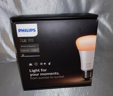 New Sealed Philips Hue White Ambiance 10.5W Bulb Starter Kit 800 Lumens 460989