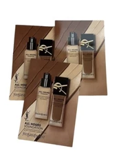 3x Yves Saint Laurent All Hours Luminous Matte Foundation Sample Card (6 Shades)