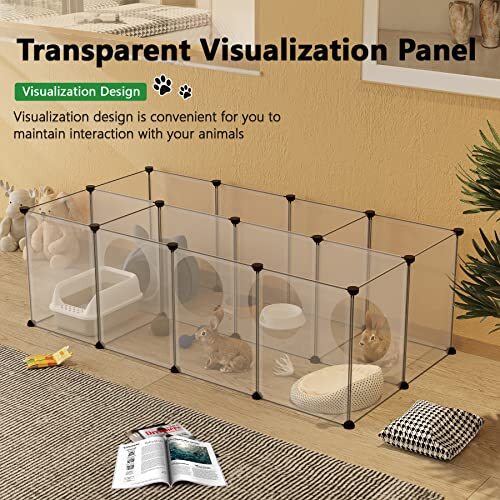 Pet Playpens, Small Animal Indoor Playpen, DIY Exercise Fence, Playpen