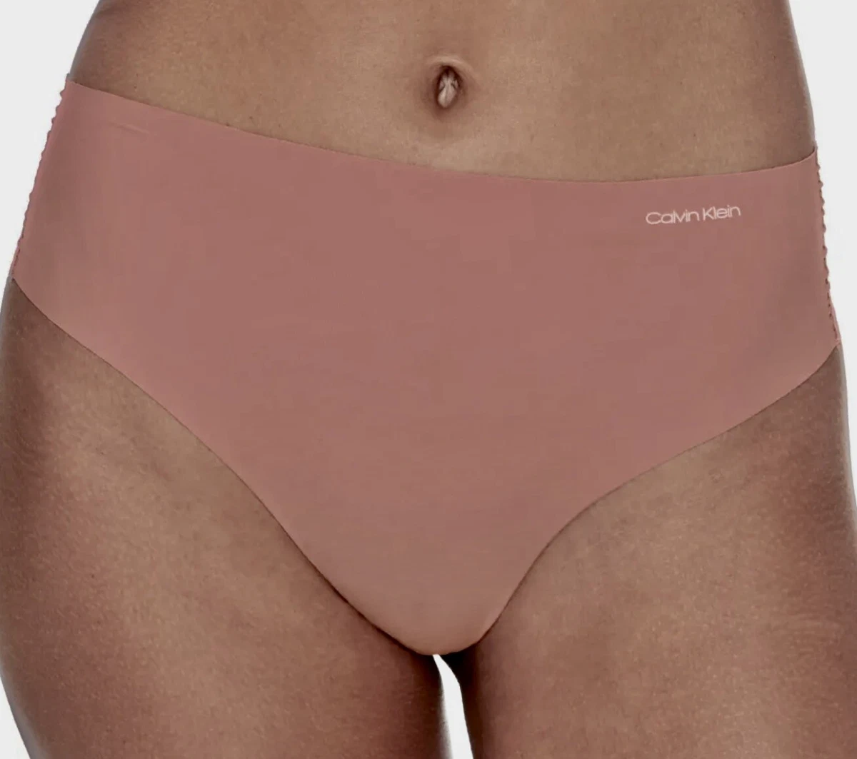 CALVIN KLEIN Invisibles High Waisted Thong Panty Underwear Womens