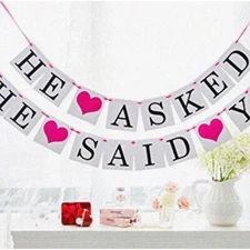 Forever Love Garland: The Perfect Photo Prop for Your He Asked She Said Yes Part