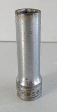 SNAP-ON SFS 121 3/8" DRIVE 6 PT DEEP SOCKET 3/8" USED
