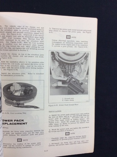 1977 Used Evinrude Service Manual #5303 4 Hp #9 - Picture 4 of 6