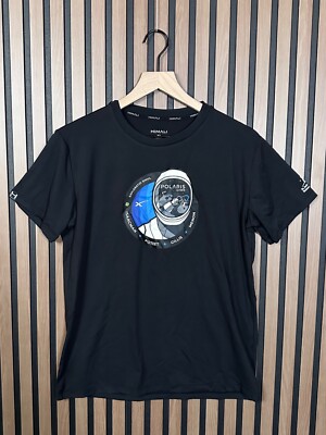 Himali T Shirt XL Mens Black Graphic Astronaut Short Sleeve Jersey Athletic