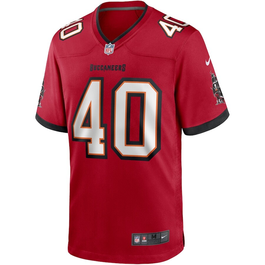 Tampa Bay Buccaneers Mike Alstott #40 Nike Red 2025 Retired NFL