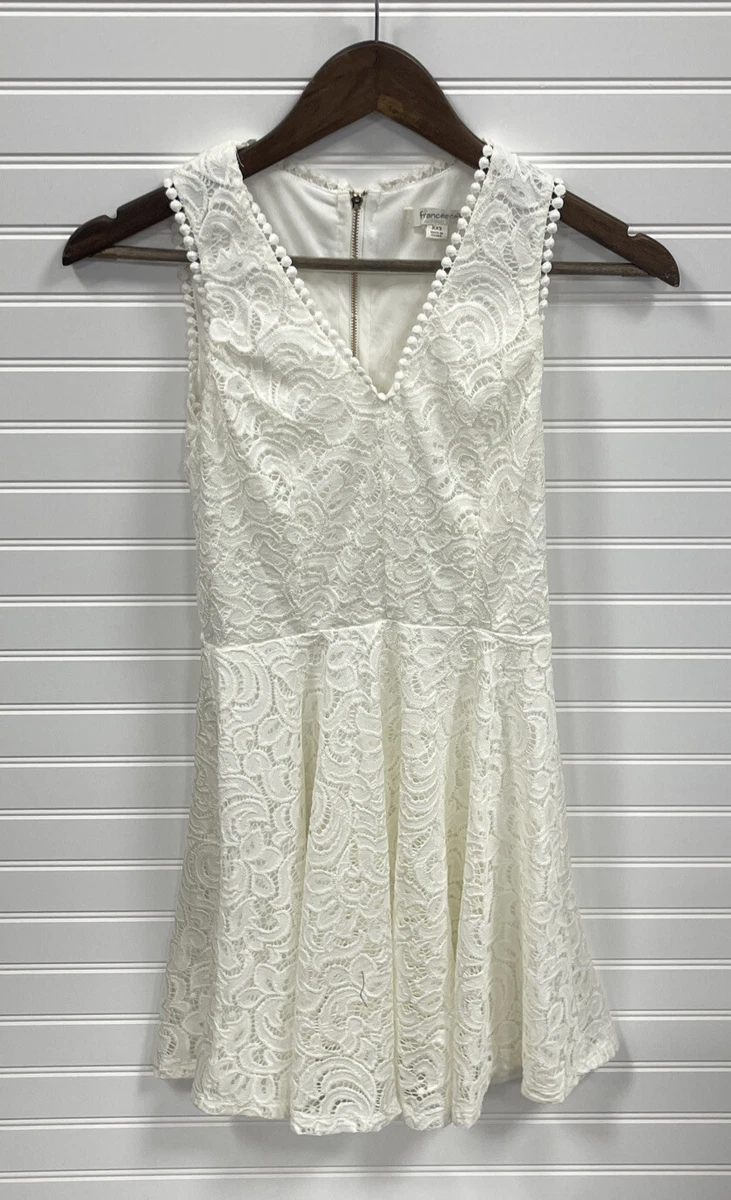 Francesca's white lace dress 2025