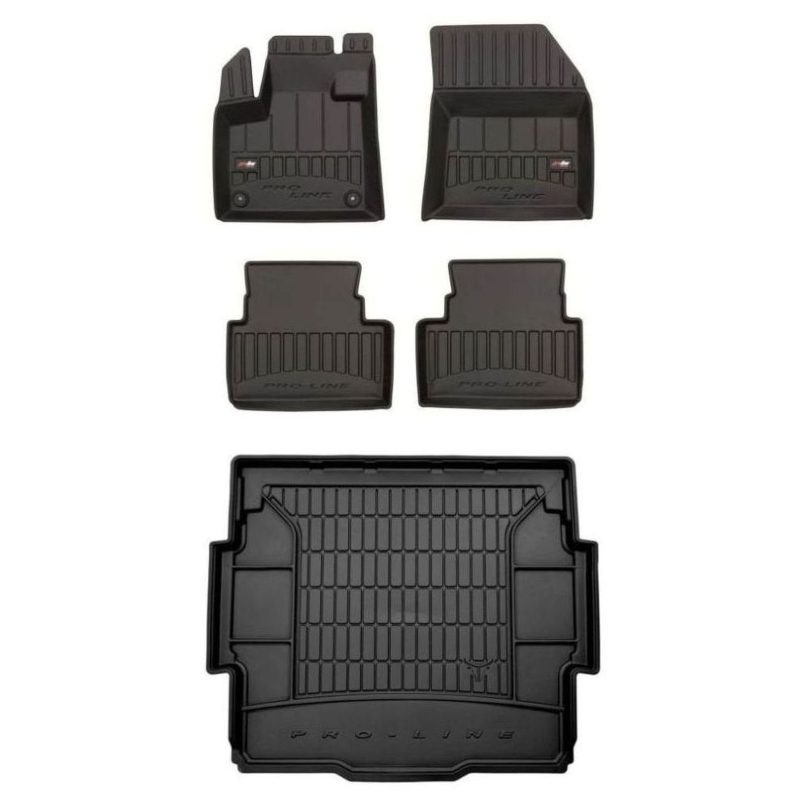 Tapis de sol Frogum Pro-Line en TPE noir pour Citroen C5 Aircross depuis 2017